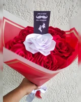 Bouquet de 7 Rosas Eternas
